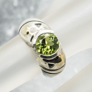 1.75ct Peridot Ring SIze 5.5